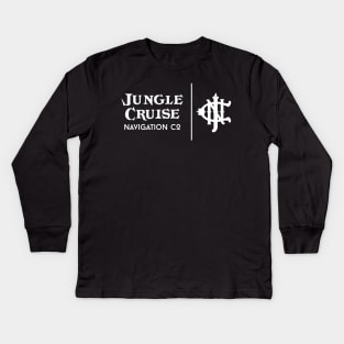 Jungle Cruise - White Kids Long Sleeve T-Shirt